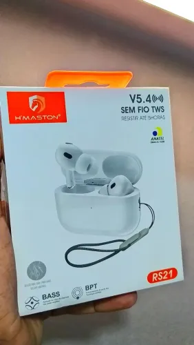 Fone de ouvido sem fio bluetooth rs21
