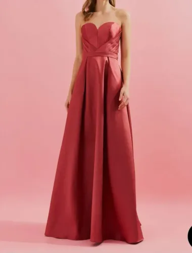 Vestido de festa Rosa Canela