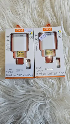 Carregador 30W Turbo Kit Alpha Gold Pro