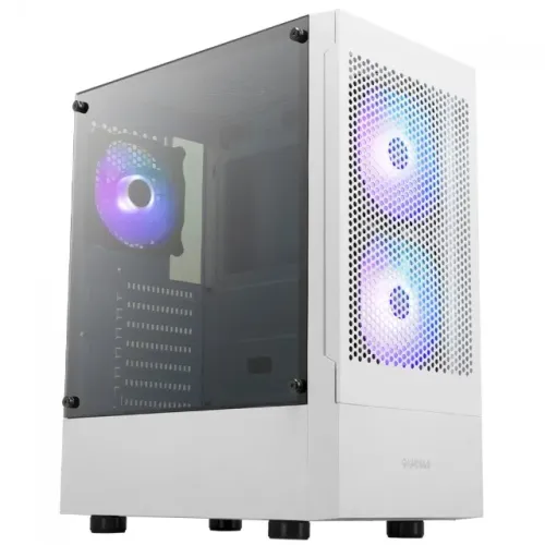 Gabinete Gamer Gamdias Talos E3 Mesh White *Com 3 Fans Led Argb* - ATX, Micro-ATX - WZetta