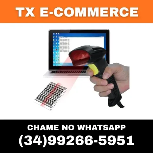 Leitor de Código de Barra com Fio