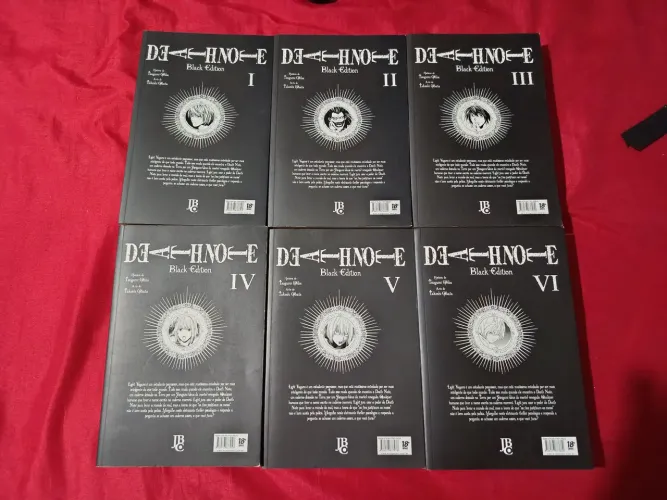 Death Note - Black Edition - Completo (6 Volumes)