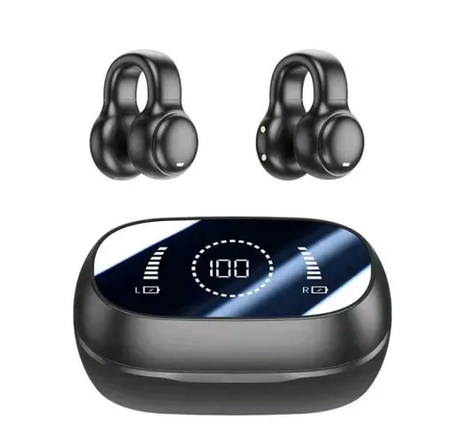 Fone de ouvido TWS Bluetooth com carregamento digital