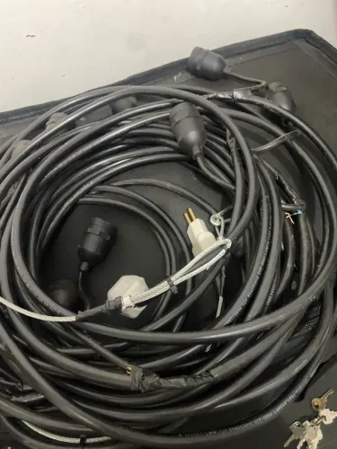 Varais de Luz Profissionais + 85 Lâmpadas Filamento Carbono - Ideal para Eventos