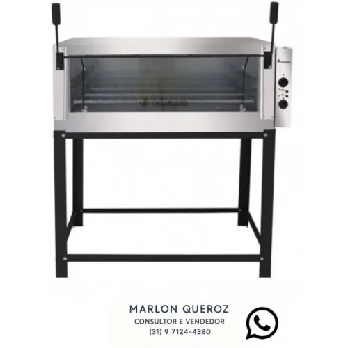 Forno Industrial Elétrico Inox Roma Venâncio FERI90 220v