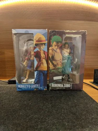Bonecos One Piece Luffy e Zoro