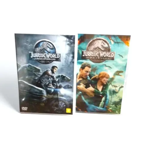 DVDs Jurassic world - O mundo dos dinossauros e Reino ameaçado - Colin Trevorrow 