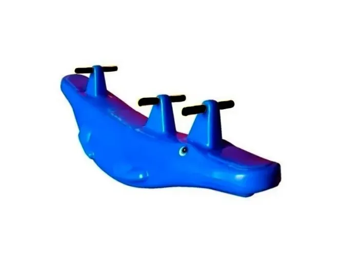 Gangorra para 3 crianças - Crocodilo 