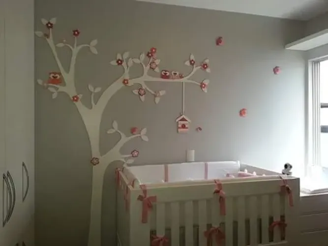 Pintura e Apliques em MDF para decoração de quartos de Bebês e Criancas