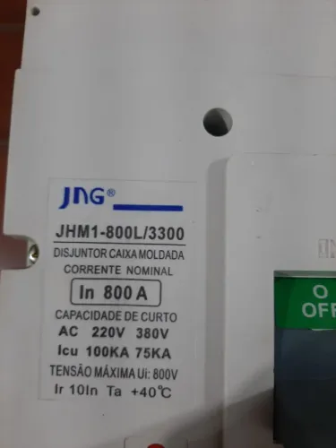 Disjuntor Caixa Moldada JNG 800 A