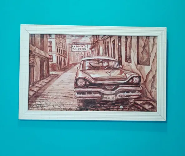Acrílico Sobre Eucatex . La Habana - Cuba