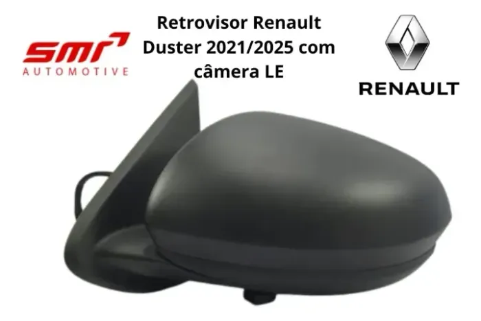 Retrovisor Renault Duster 2021 2022 2023 2024 Com Câmera Le