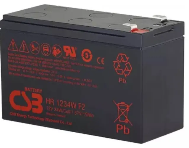 Baterias CSB VRLA 12V 7.2AH GP1272 (28W) 