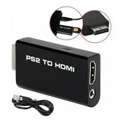 Adaptador Conversor Ps2 Para Hdmi Áudio E Vídeo Digital