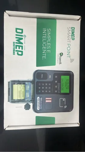 Relógio de Ponto Digital com Leitor Biométrico Dimep Smart Point (Homologado)