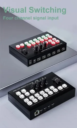 Streaming Switcher ao vivo 6 hdmi