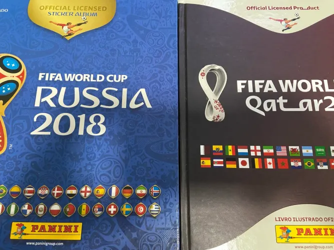 Álbum da copa 2018 e 2022