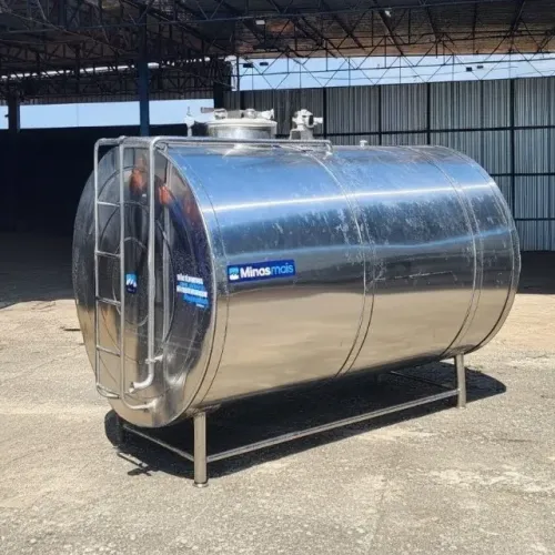 Tanque Resfriador De Leite Novo Cilíndrico Horizontal 3.000 A 20.000 Litros