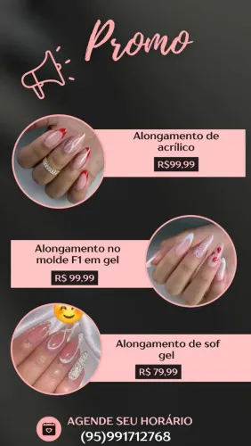 Promoção de Alongamento de Unhas