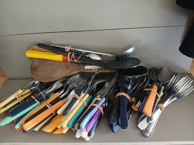 Kit com 90 Talheres 