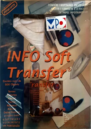 cd info soft transfer centenas de cliparts lacrado 120cx