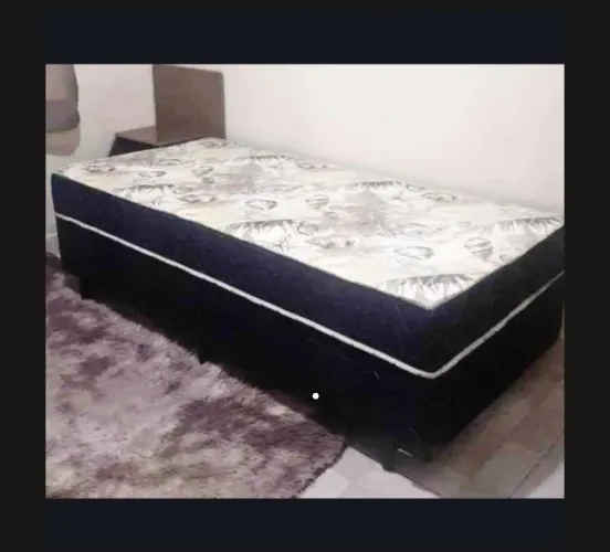 Cama box solteiro novo