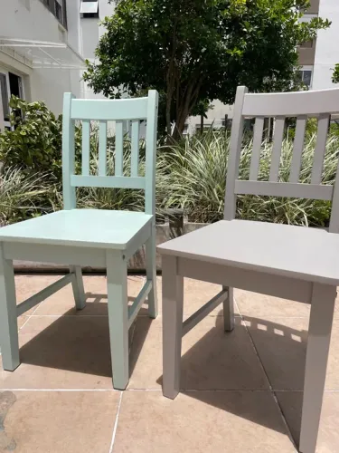 Par de Cadeiras da Tok & Stok - Verde e Cinza