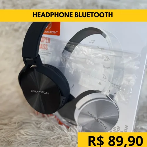 Headphone Bluetooth H'maston - Super Bass Entrega grátis