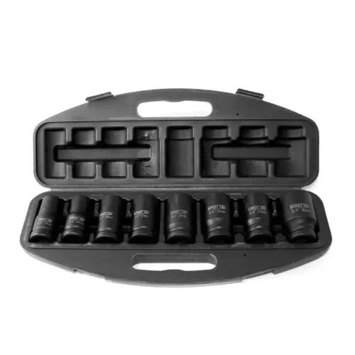 JOGO DE SOQUETE DE IMPACTO 3/4POL C/8PCS (19/22/24/27/30/32/33/38) ROTTA