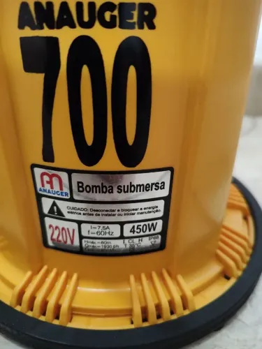 Bomba Submersa de Drenagem ANAUGER 700 5G - 220V