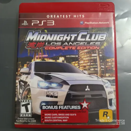 Midnight Club Los Angeles : Complete Edition - Playstation 3 / Ps3
