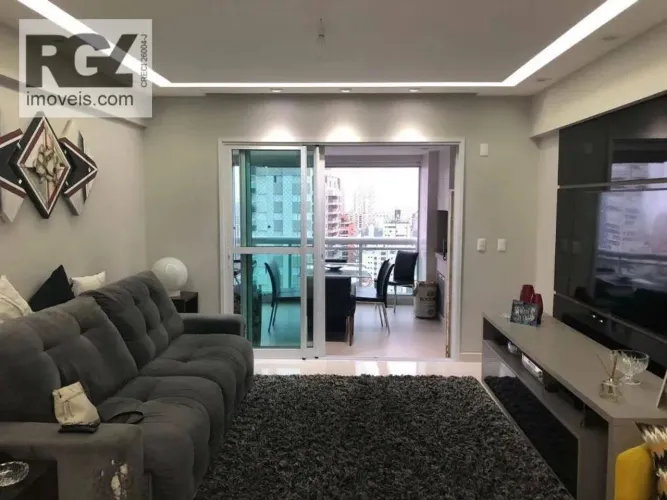 Apartamento com 2 dormitórios à venda, 127 m² por R$ 2.100.000,00 - Aparecida - Santos/SP