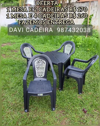 MESA IGUATU ZH PLASTICA SJ SZ ENTREGO HOJE