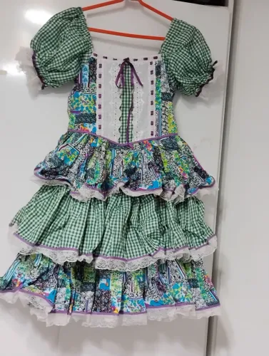 Vestido Infantil Rodado de Festa Junina