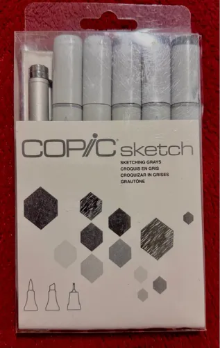 Copic Sketch - Sketching Grays (cinza)