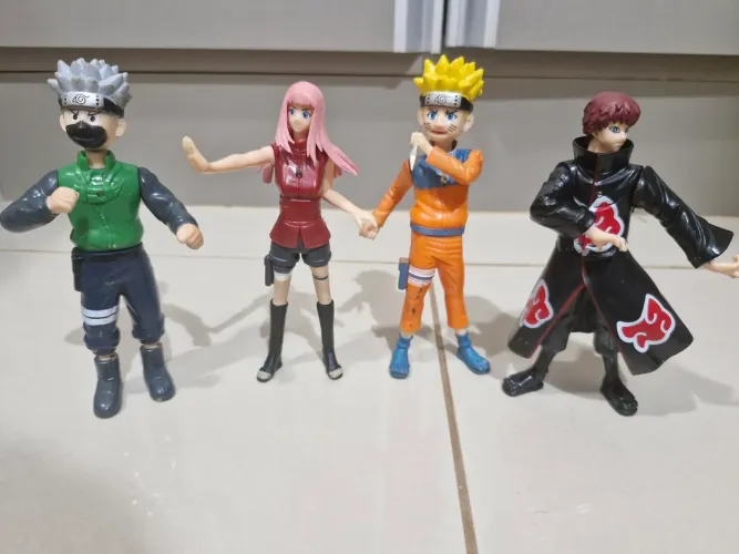 Bonecos Naruto - 4 personagens