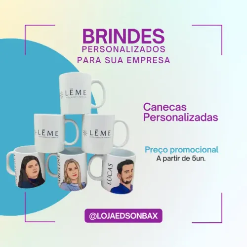 Canecas Personalizadas - Atacado e Unidade