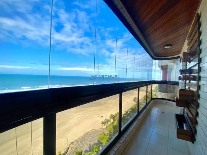 Apartamento à venda em Praia Grande no Caiçara, Frente Mar com 112m² e 2 quartos