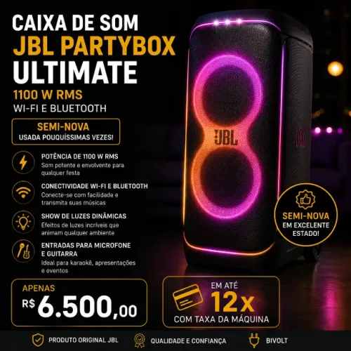 JBL PartyBox Ultimate 1100W