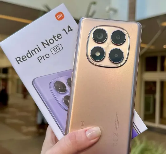 Note 14 PRO 5G NFC 256/08-DOURADO Lacrado Garantia 200MP Câmera