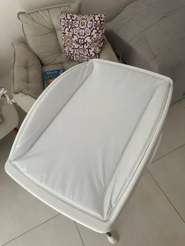 Banheira com trocador e suporte