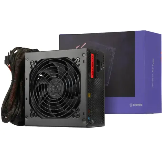 Fonte Gamer ATX Fortrek Black Hawk 400W 80 Plus White PFC Ativo