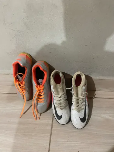 Chuteira Society Nike Superfly 9 + Chuteira Dplaca futsal 