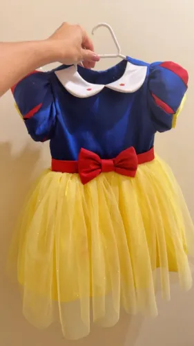 Roupa Branca de Neve Infantil