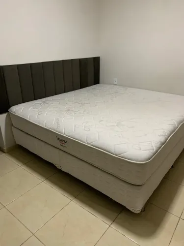 Cama King + Colchão Veneza Pelmex Molas LFK