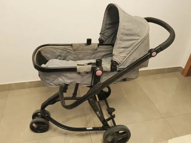 Conjunto carrinho com bebê conforto e base, carrinho de bebê, bebê conforto