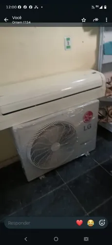 Vendo ar condicionado 22000 BTUs 220 vlts funcionando perfeitamente.