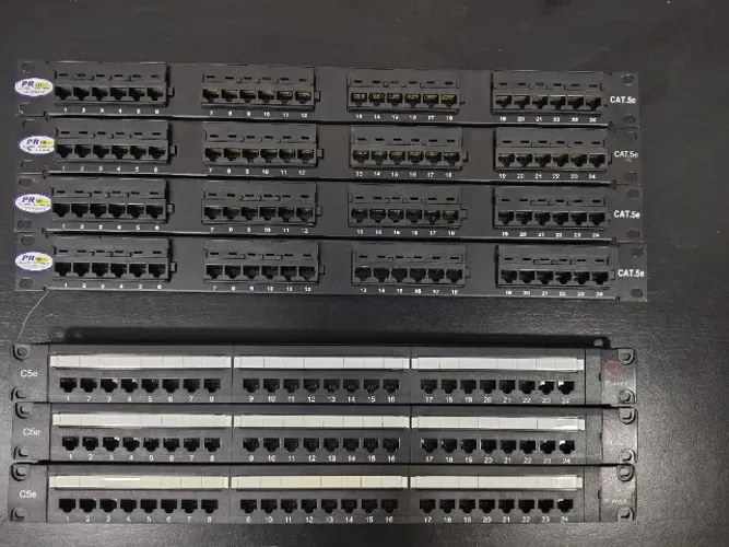Patch Panel 24 portas Cat5
