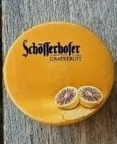 Abridor Cerveja Schöfferhofer design fruta Grapefruit (toranja) oficial importado Alemanha