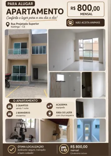 Aluguel de apartamento do Ancuri